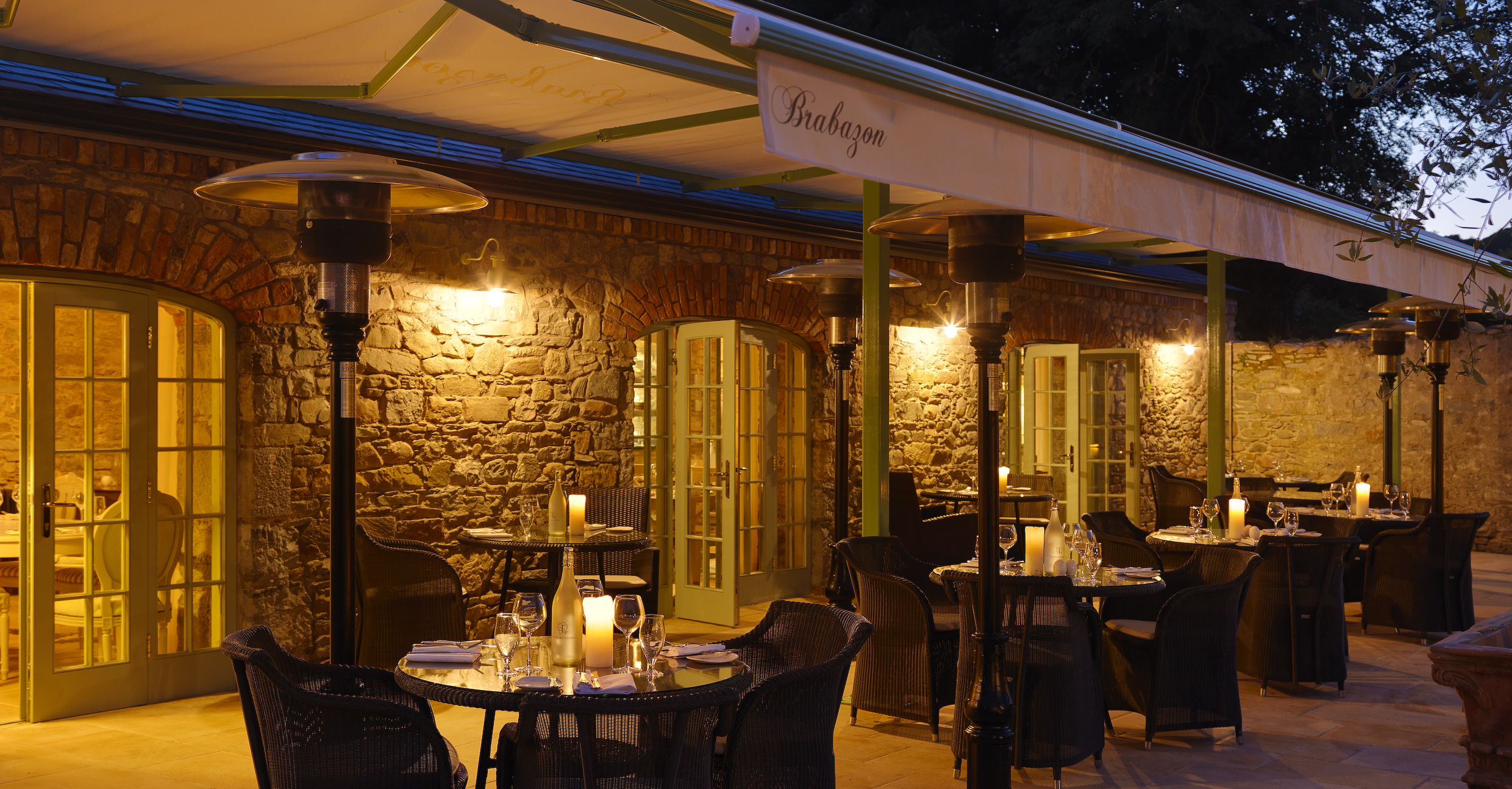 Brabazon Restaurant at Tankardstown House Terrace